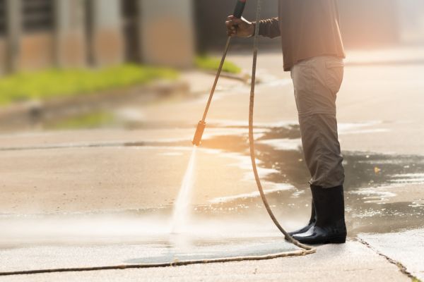 Residential Concrete Cleaning Service