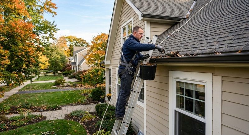 Roof Gutter Cleaning in Bergen County, NJ