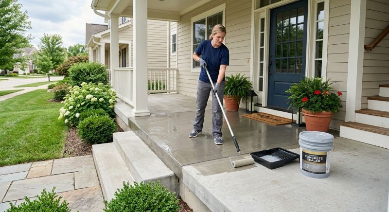 Stamped Concrete Sealing in Kansas City, KS